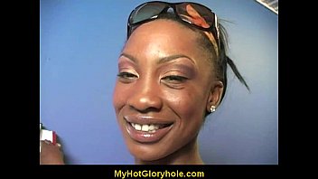 Preview 1 of Moyher Movie - Gloryhole Initiating Ebony Babe 21
