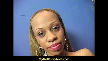 Preview 2 of Fatgal Pal - gloryhole initiating ebony babe 18