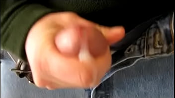 Preview 3 of Kompoz Xxx Videos - Clip - cum jerk jeans stand 001 - Segment1(00 00 09.779-00 00 20.799)