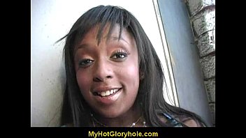 Preview 2 of Male Male Bf - Cute Amateur Black Girl Sucks off Big White Dong