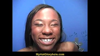 Preview 1 of Plice Nude - Nasty Girl Enjoys Gloryhole Cocksucking 7