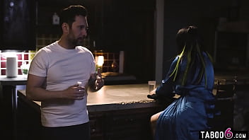 Preview 2 of Asian Teens Gf - Rough sex for latina MILF Xwife Karen by masked man who needs it hard