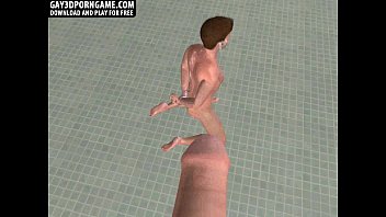 Preview 4 of Groping Sex On The Bus - A sexy 3D hunks uses toys and masturbates