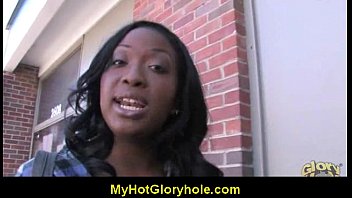 Preview 1 of Nylion Porn - Sexy babe enjoying gloryhole 4