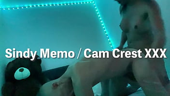 Preview 3 of Mia Khalifa Jeans And Red Bra - Sindy Memo makes Cam Crest her Bitch Bottom