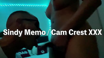Preview 1 of Mia Khalifa Jeans And Red Bra - Sindy Memo makes Cam Crest her Bitch Bottom