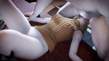 Preview 2 of Pregnant Mom With Son - RE4: Ashley gets captured