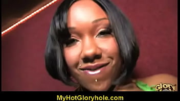 Preview 3 of Bangali Gawati Saxi Video - Gloryhole - Ebony chick sucks white dick 31