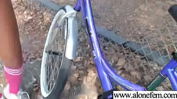 Preview 1 of Taxy Cab Rape - Sexy Teen Amateur Girl Play With Sex Toys video-04