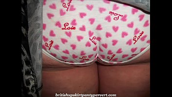 Preview 4 of Lady Cop Anal Creampie - British first time granny shows her lovely ass