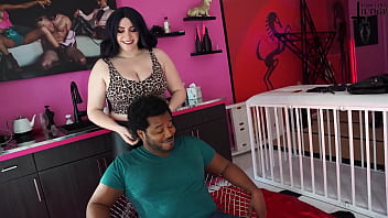 Preview 1 of Shamell Porn - Bondage Cape Headshave and Milking - featuring RickyxxxRails and Jane Judge