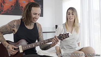 Preview 1 of Beyaz Ten Porno - Tattooed Ts babe Casey Kisses railed in the ass by Ruckus
