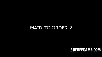 Preview 1 of Pornjavtrail - This sexy 3D big tit french maid is getting fucked