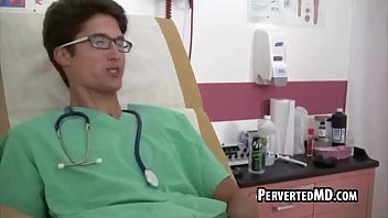 Preview 1 of Bef Xxx Movi - The doctor fingers his stud nurse while he masturbates