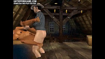 Preview 4 of Erotische Zeen - This sexy 3D pair of hot cowboys are jerking off