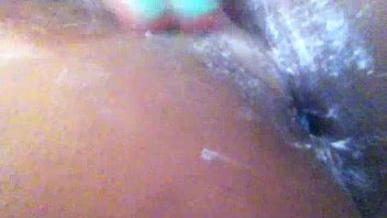 Preview 3 of Pinkvibrator Dirty Live Cam Show - Black bubble butt anal insertion