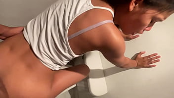 Preview 2 of Sons Friends Reaped Mom - My stepsister and I ended up secretly fucking in the bathroom