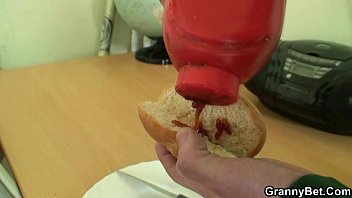 Preview 3 of Www Xxx Gay Phatn - Big titted granny tastes yummy cock