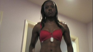 Preview 2 of Bathing Waiting Son - Erotic Ebony Babe Porn Audition