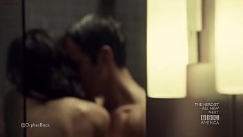Preview 2 of Breastfeed Masturbation - Tatiana Maslany Sex Scene in Orphan Black