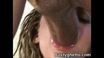 Preview 1 of Fake Black Puppy - Wild Big Titty Afro Slut Gagging BBC