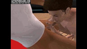 Preview 3 of Korea Di Perkosa Ayah - Hot 3D hunk sucks cock and gets fucked on a boat