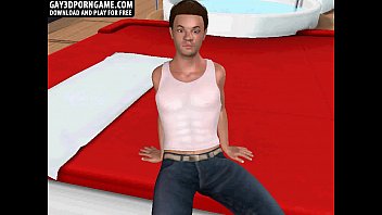 Preview 1 of Korea Di Perkosa Ayah - Hot 3D hunk sucks cock and gets fucked on a boat
