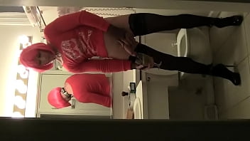 Preview 2 of Sastr Son - Desperatetranny Drinks a Glass of Her Own Piss