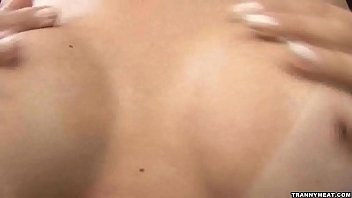 Preview 1 of Oid Xnxnx - A sexy shemale with a big cock is jerking off