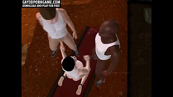 Preview 4 of Seachb A Pass Hot - Horny 3D cartoon hunk gets double teamed in the woods