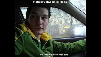 Preview 1 of Sophia Gently Bukkake - young blonde fucked from McDonald&#039_s on the street