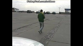 Preview 1 of Old Man Gay Straight - a young girl on roller skates fucked for all to see