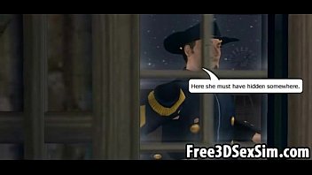 Preview 1 of How To Mske Her Cum - Sexy 3D cartoon indian hottie getting all felt up