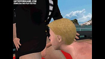 Preview 1 of Brazeer Mom And Yoga - On this boat there is a sexy 3D threesome happening