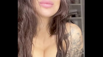 Preview 1 of Lisa Ann My Dads Hot Gf - SOLO VAGINAL with BLACK LINGERIE - STRIPTEASE and PUSSY MASTURBATION - Susy Gala