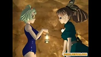 Preview 1 of Indan Xxx Sadevali - Sexy 3d hentai with nice tits hot fight with monster