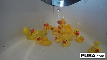 Preview 1 of Intj And Infj Dating - Sexy Nadia takes a bath with some rubber duckies