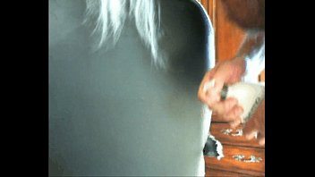Preview 3 of Mature Swap Teen - Hands Free Cumming  Stroking my cock in a cock sock and 2 cockrings