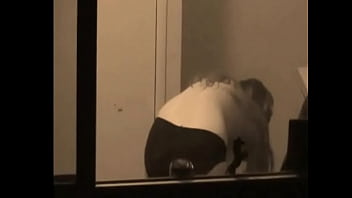 Preview 1 of Anak Sexx Ibu Tiri Barat Com - Bedroom window Spy - Wendy gets undressed