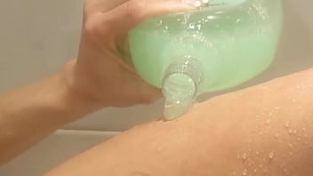 Preview 4 of Paag Ass - Perfect hairy babe masturbation in the shower