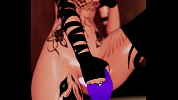 Preview 4 of Nuw Xxxn Xxxn - Trans girl ride a dildo in vr and cums