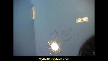 Preview 3 of The Simsons Anime - Hot girl sucking big white cock through a gloryhole 26