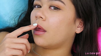Preview 1 of W Videoxxc - Super cute brunette Teen shows her sexy body