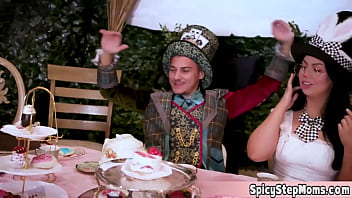 Preview 1 of He Raj - Alice finds herself in a very special wonderland where the Hatter has a big cock