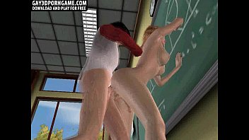 Preview 2 of Mirabella Sex - This sexy shemal whore gets stuffed on a 3D desk