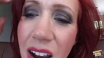 Preview 1 of Japanese Sleeping Blowjob - Kinky anal blonde takes two cumshots while sticking her high heels in her mouth