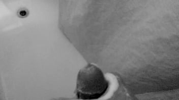 Preview 3 of Clit Hard Forced - Shower cumshot solo