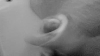 Preview 1 of Clit Hard Forced - Shower cumshot solo