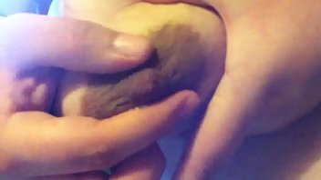 Preview 4 of New Rubber Rainfair Coat Wank - Milking my big tits