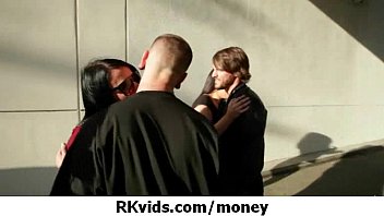 Preview 2 of Shemale In Leggings Dominate Guy - Gorgeous teens getting fucked for money 15